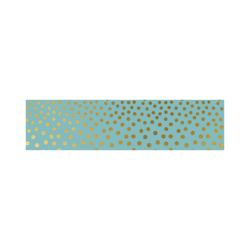 Gold Elegance Polka Dots Shower Lunch Bag/Large (Model 1658)