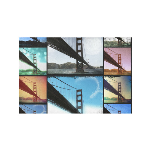Golden Gate Bridge Collage Placemat 12''x18''