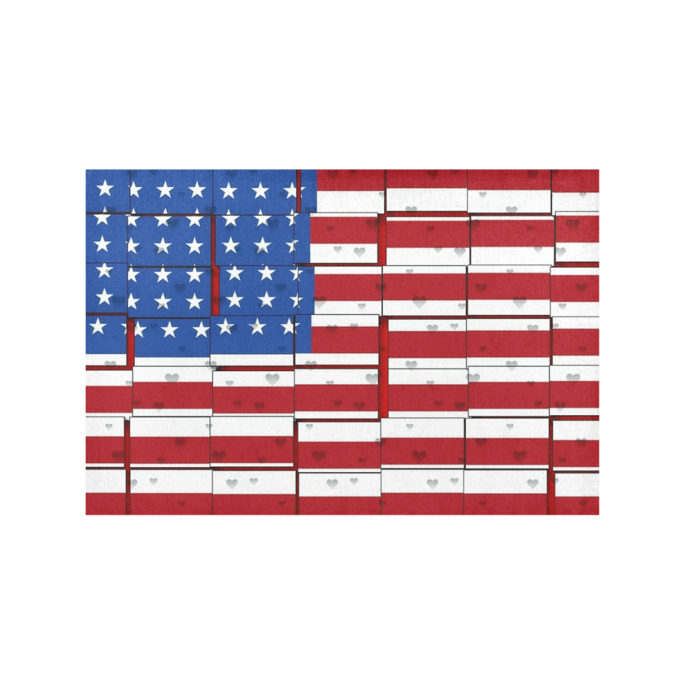 USA by Nico Bielow Placemat 12''x18''