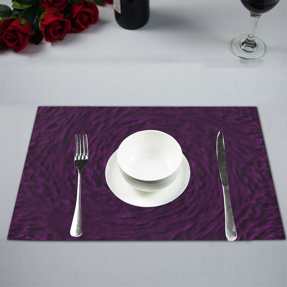 Deep Purple Satin Placemat 12''x18''