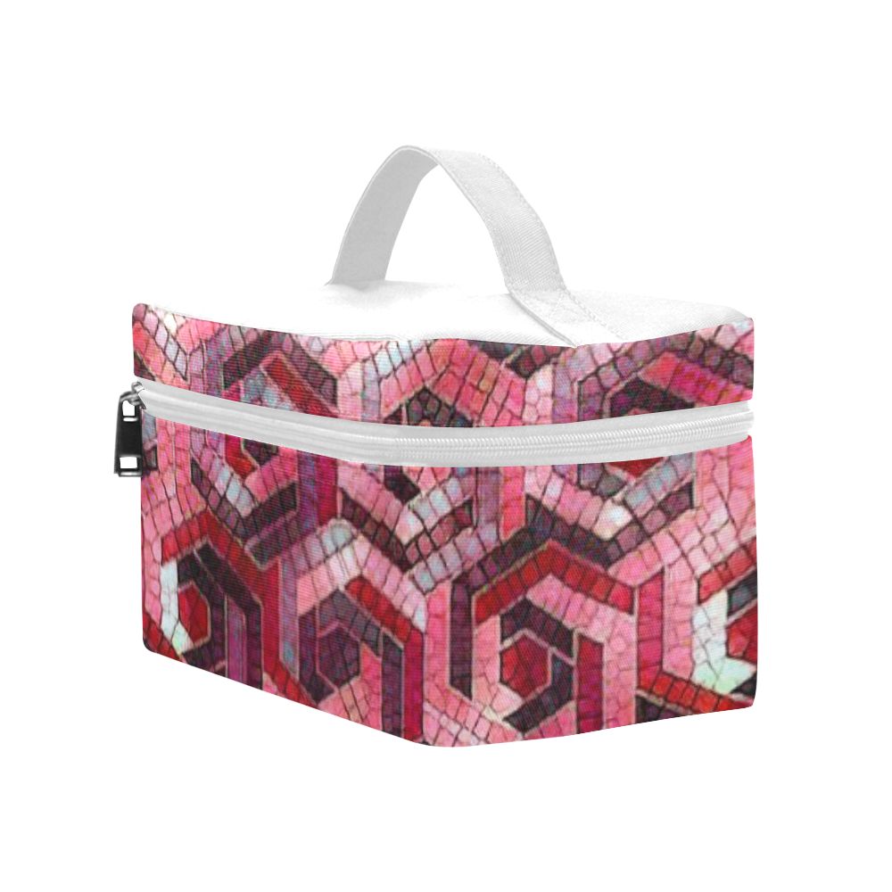 Pattern Factory 23 red by JamColors Lunch Bag/Large (Model 1658)