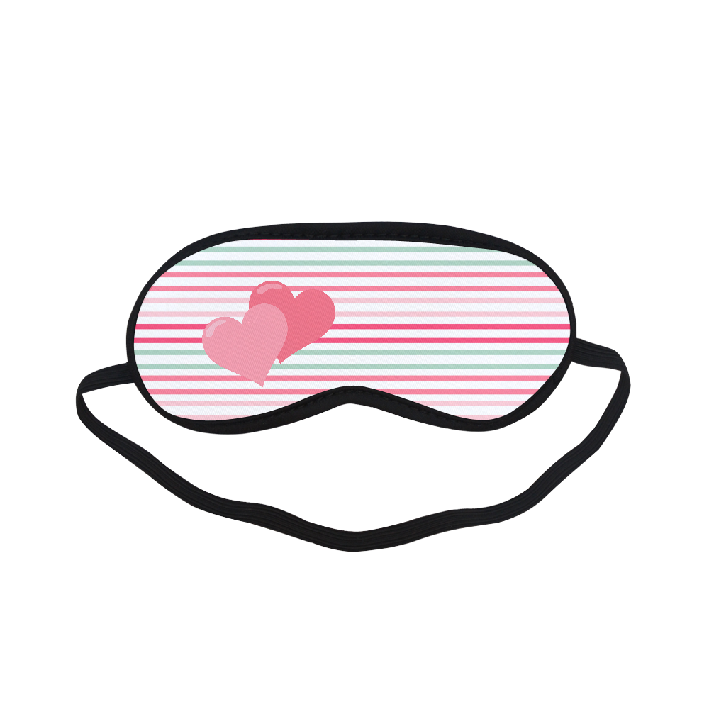 Striped Love Sleeping Mask