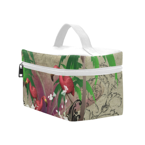 Wonderful tropical design with flamingos Lunch Bag/Large (Model 1658)