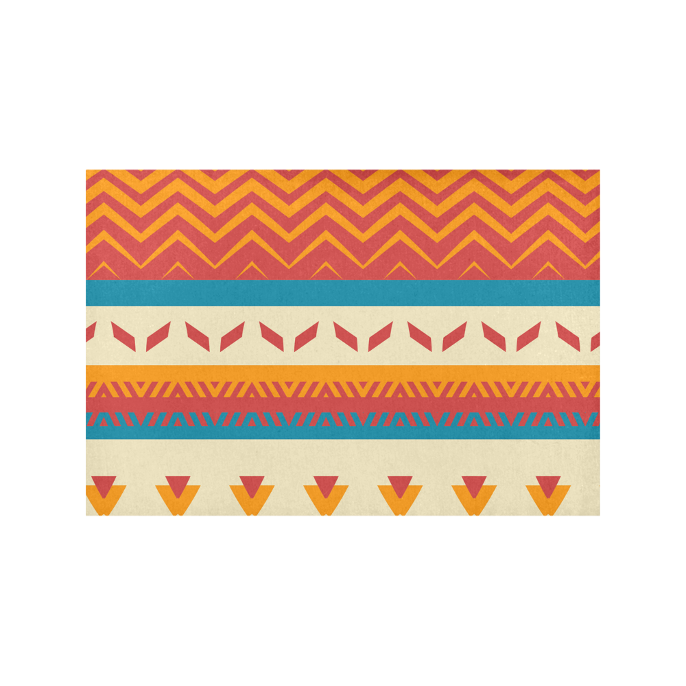 Tribal shapes Placemat 12''x18''