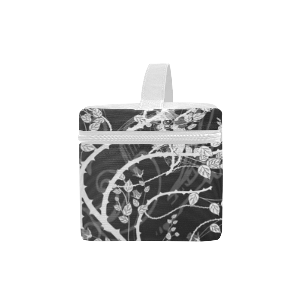 Flowers in black and white Lunch Bag/Large (Model 1658)