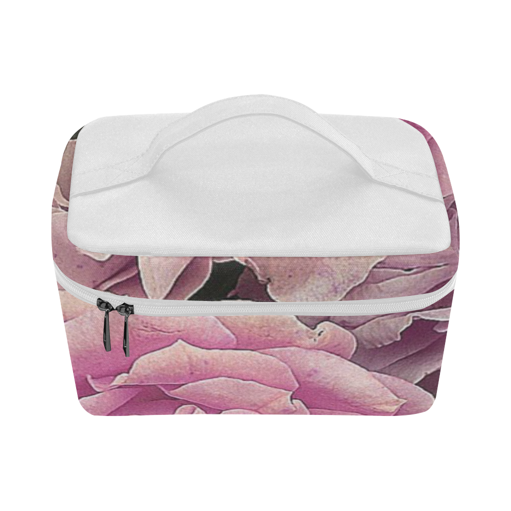 great garden roses pink Cosmetic Bag/Large (Model 1658)