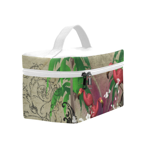 Wonderful tropical design with flamingos Lunch Bag/Large (Model 1658)