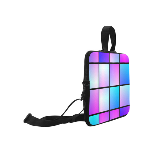 Gradient squares pattern Laptop Handbags 17"