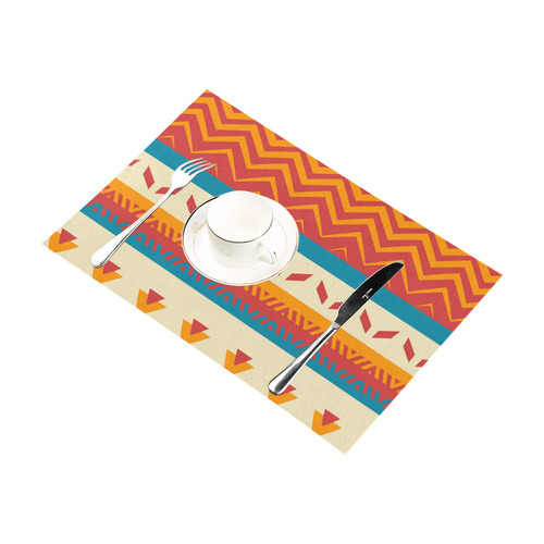 Tribal shapes Placemat 12''x18''