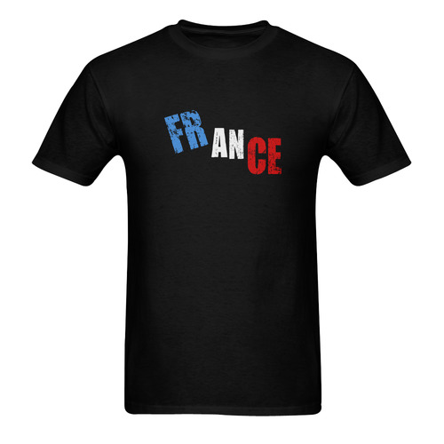 France by Artdream Men's T-Shirt in USA Size (Two Sides Printing)