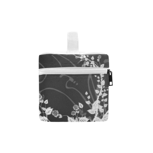 Flowers in black and white Lunch Bag/Large (Model 1658)