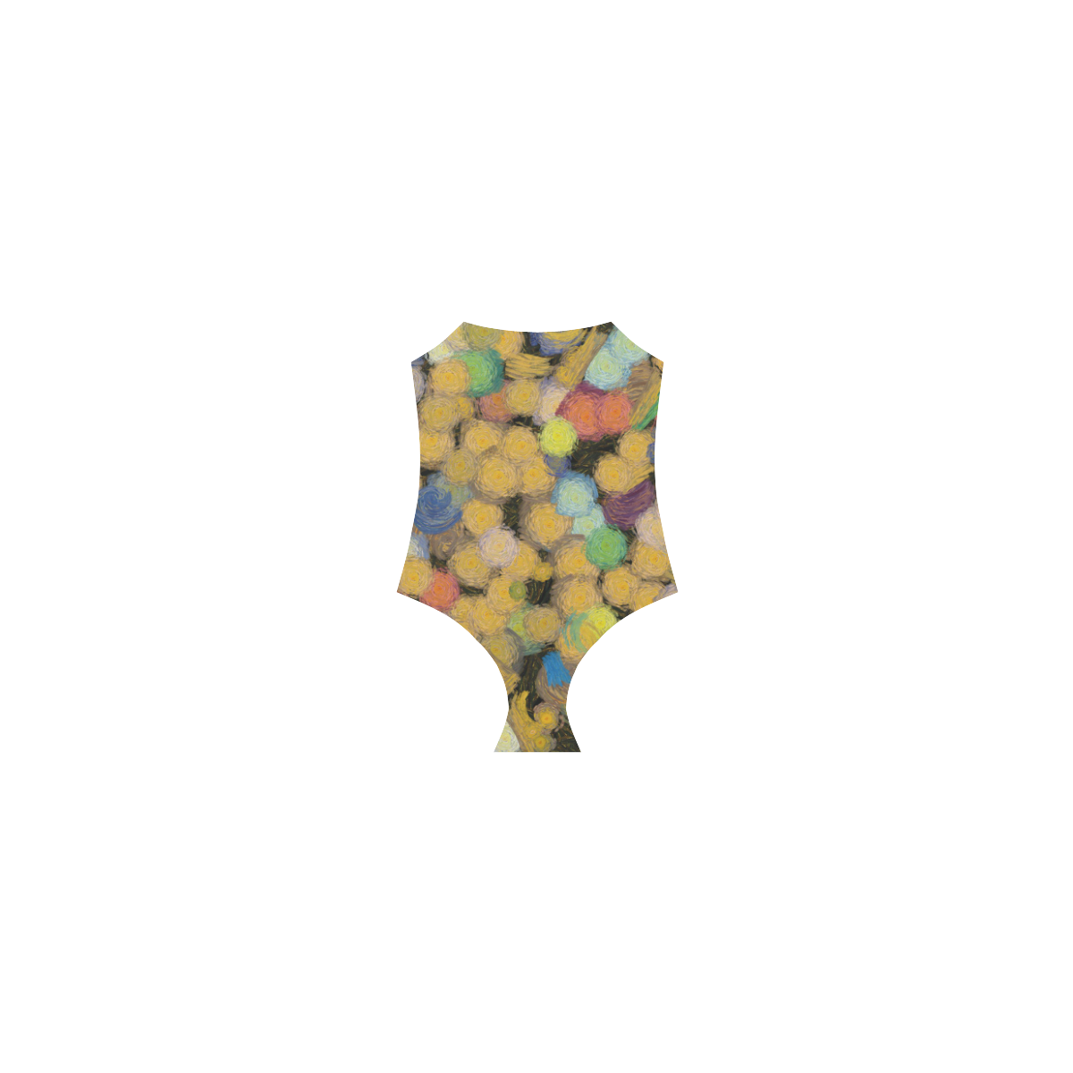 Paint brushes Strap Swimsuit ( Model S05)