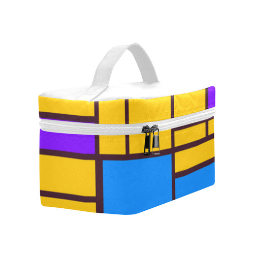 Shapes in retro colors Lunch Bag/Large (Model 1658)