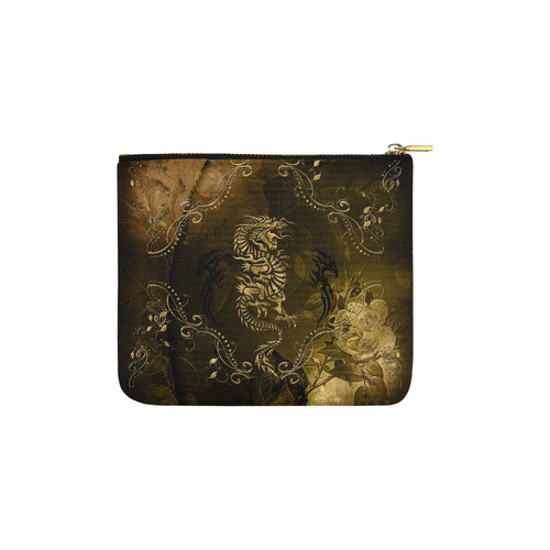 Wonderful chinese dragon in gold Carry-All Pouch 6''x5''