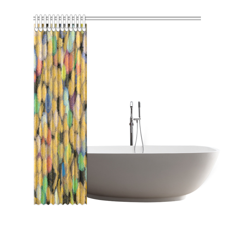 Paint brushes Shower Curtain 72"x72"