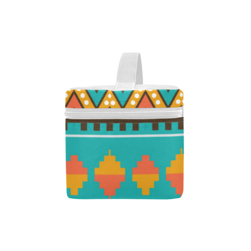 Tribal design in retro colors Lunch Bag/Large (Model 1658)