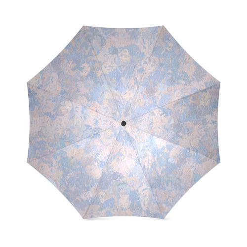 Rose Quartz and Serenity Blue Foldable Umbrella (Model U01)