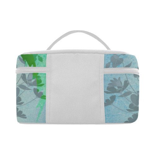 Tropical design with surfboard, palm and flamingo Lunch Bag/Large (Model 1658)