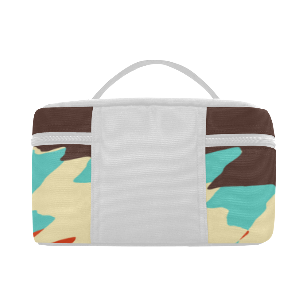 Wavy retro  texture Cosmetic Bag/Large (Model 1658)