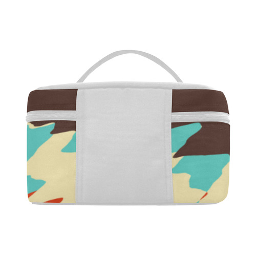 Wavy retro  texture Cosmetic Bag/Large (Model 1658)