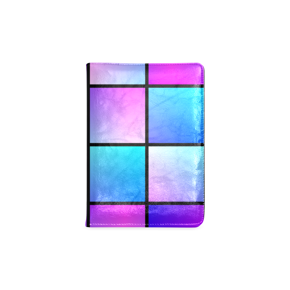 Gradient squares pattern Custom NoteBook A5