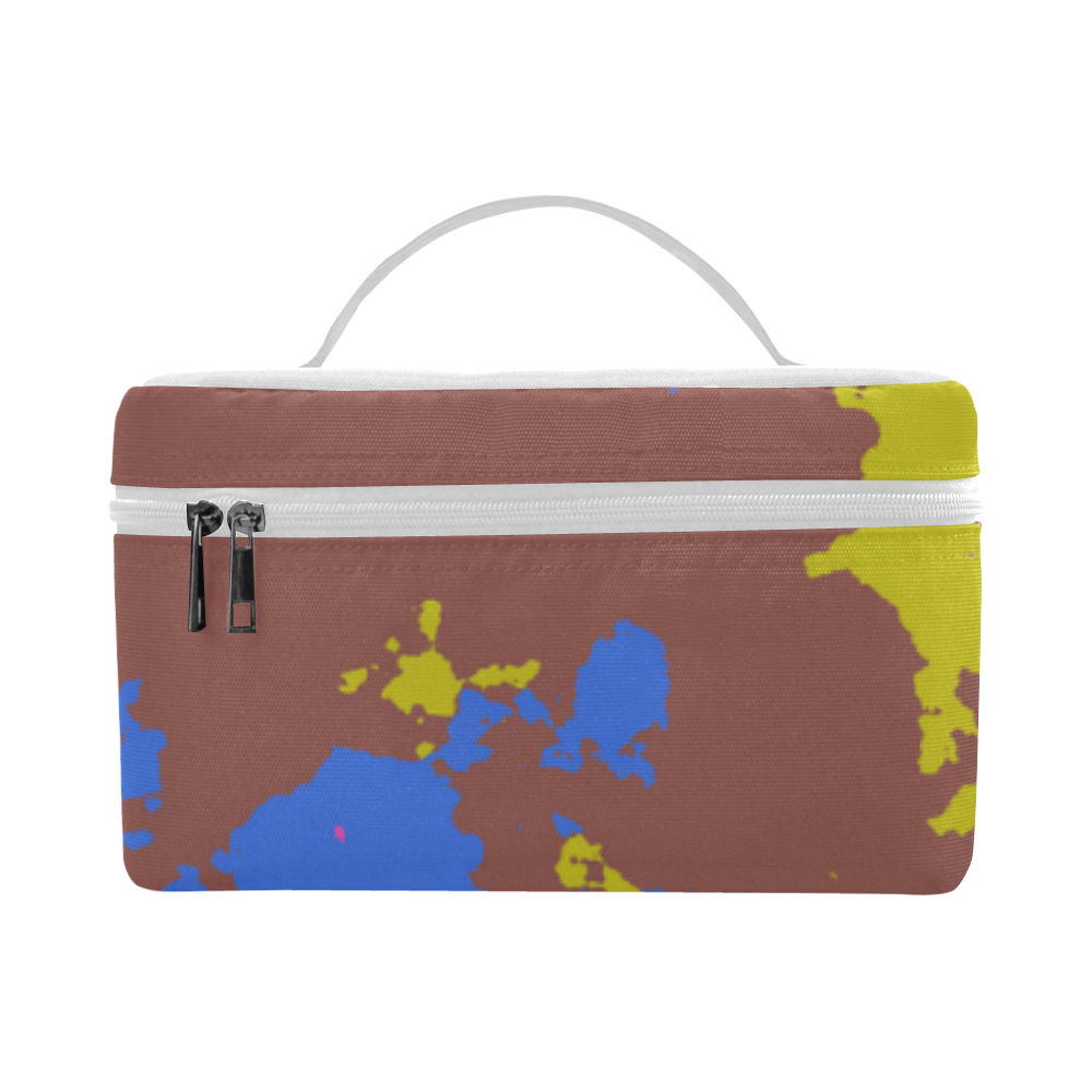 Retro texture Cosmetic Bag/Large (Model 1658)