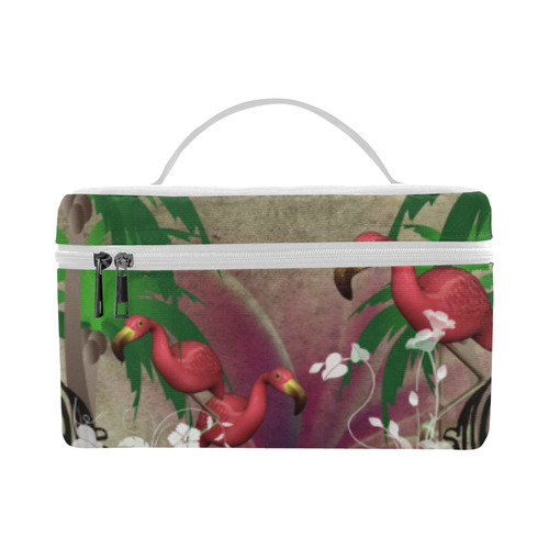 Wonderful tropical design with flamingos Lunch Bag/Large (Model 1658)