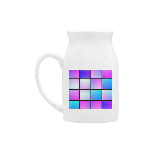 Gradient squares pattern Milk Cup (Large) 450ml