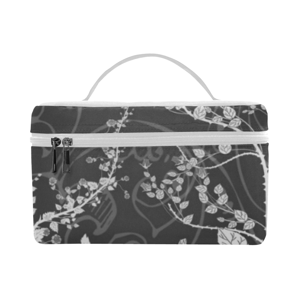 Flowers in black and white Lunch Bag/Large (Model 1658)