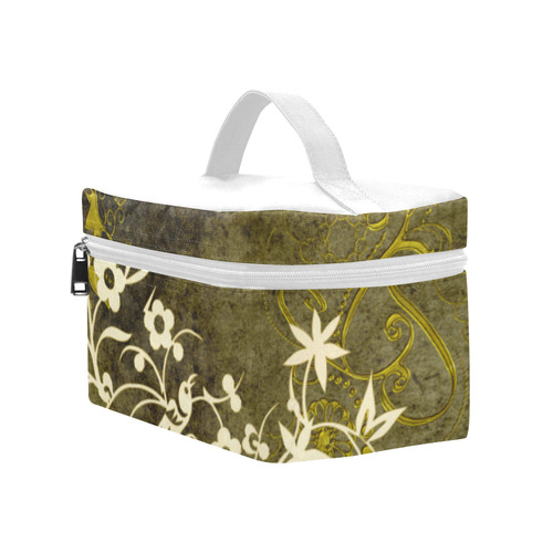 Flowers with birds, tribal Lunch Bag/Large (Model 1658)