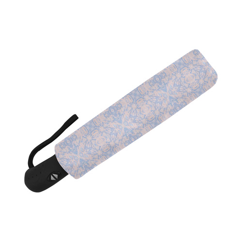 Light Pink and Blue Tapestry Auto-Foldable Umbrella (Model U04)