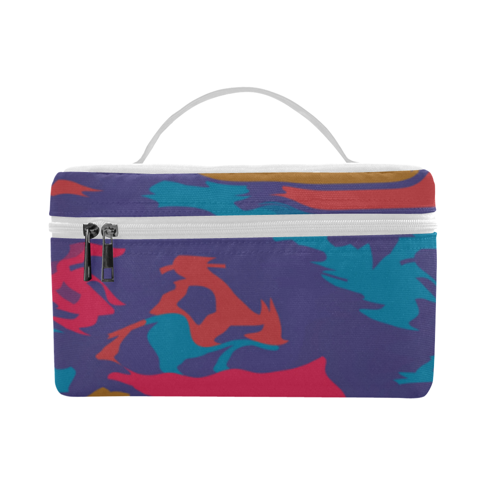 Chaos in retro colors Cosmetic Bag/Large (Model 1658)