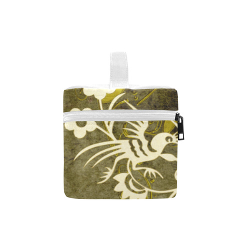 Flowers with birds, tribal Lunch Bag/Large (Model 1658)