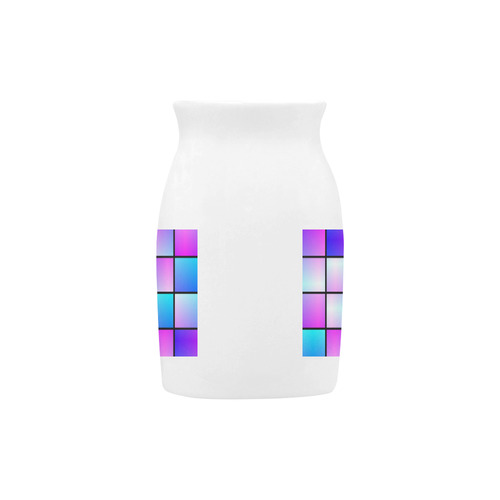 Gradient squares pattern Milk Cup (Large) 450ml