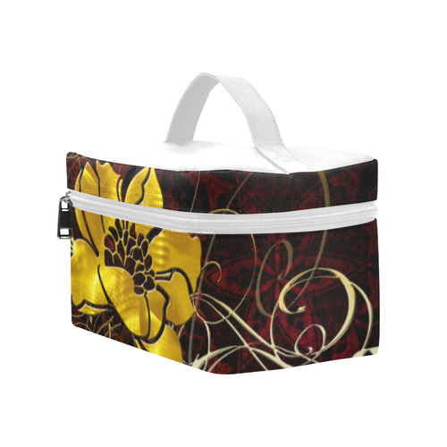 Beautiful flower with leaves Lunch Bag/Large (Model 1658)