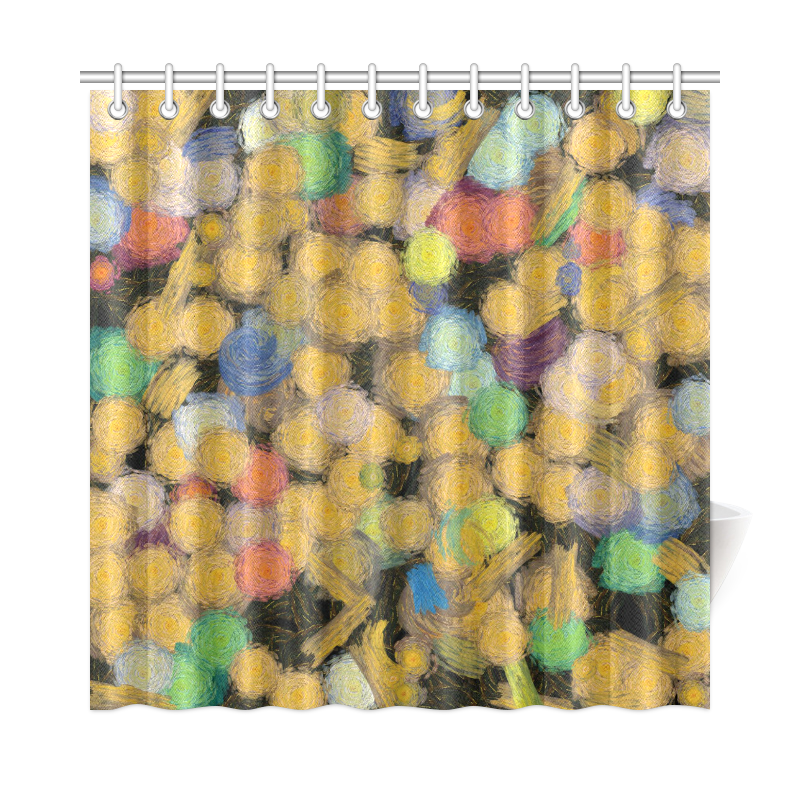 Paint brushes Shower Curtain 72"x72"