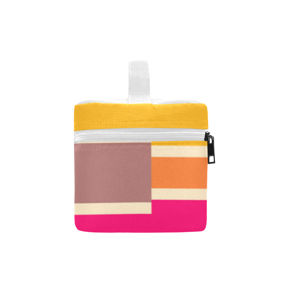 Connected colorful rectangles Lunch Bag/Large (Model 1658)