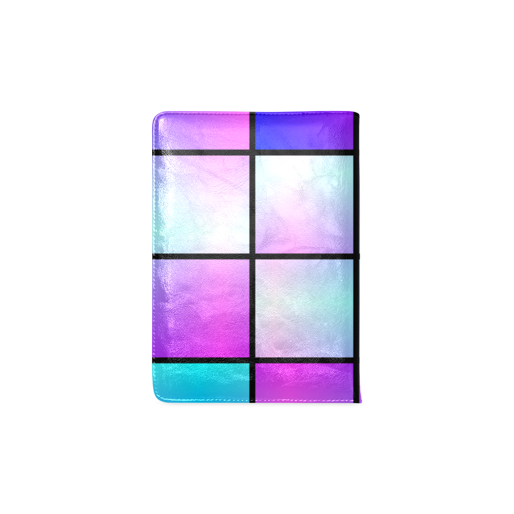 Gradient squares pattern Custom NoteBook A5