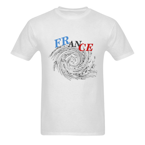 FRance by Artdream Men's T-Shirt in USA Size (Two Sides Printing)