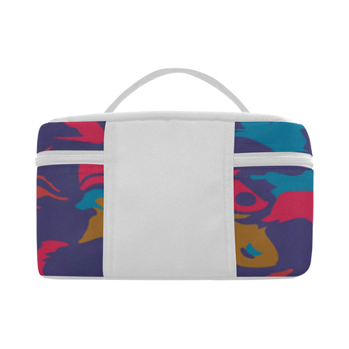 Chaos in retro colors Cosmetic Bag/Large (Model 1658)
