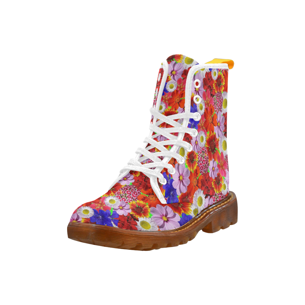 Delightful Daisies Martin Boots For Women Model 1203H