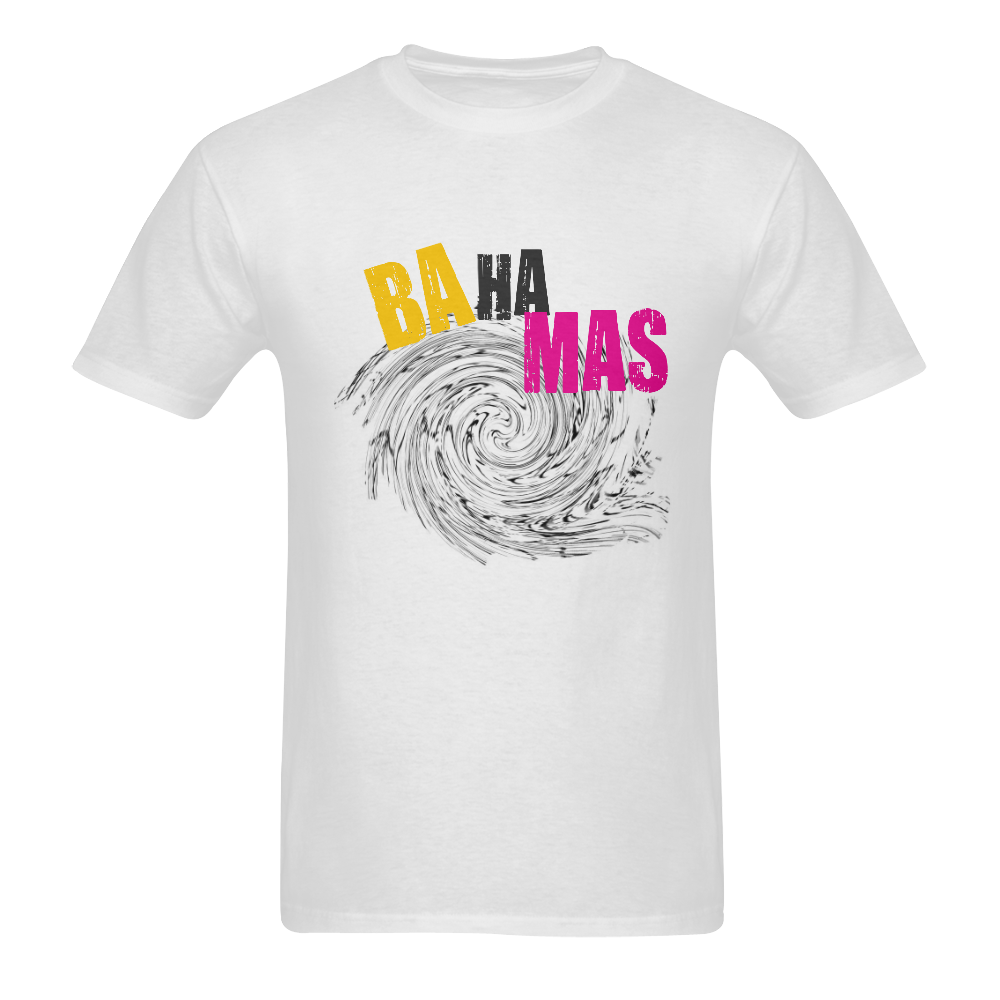 Bahamas by Artdream Men's T-Shirt in USA Size (Two Sides Printing)