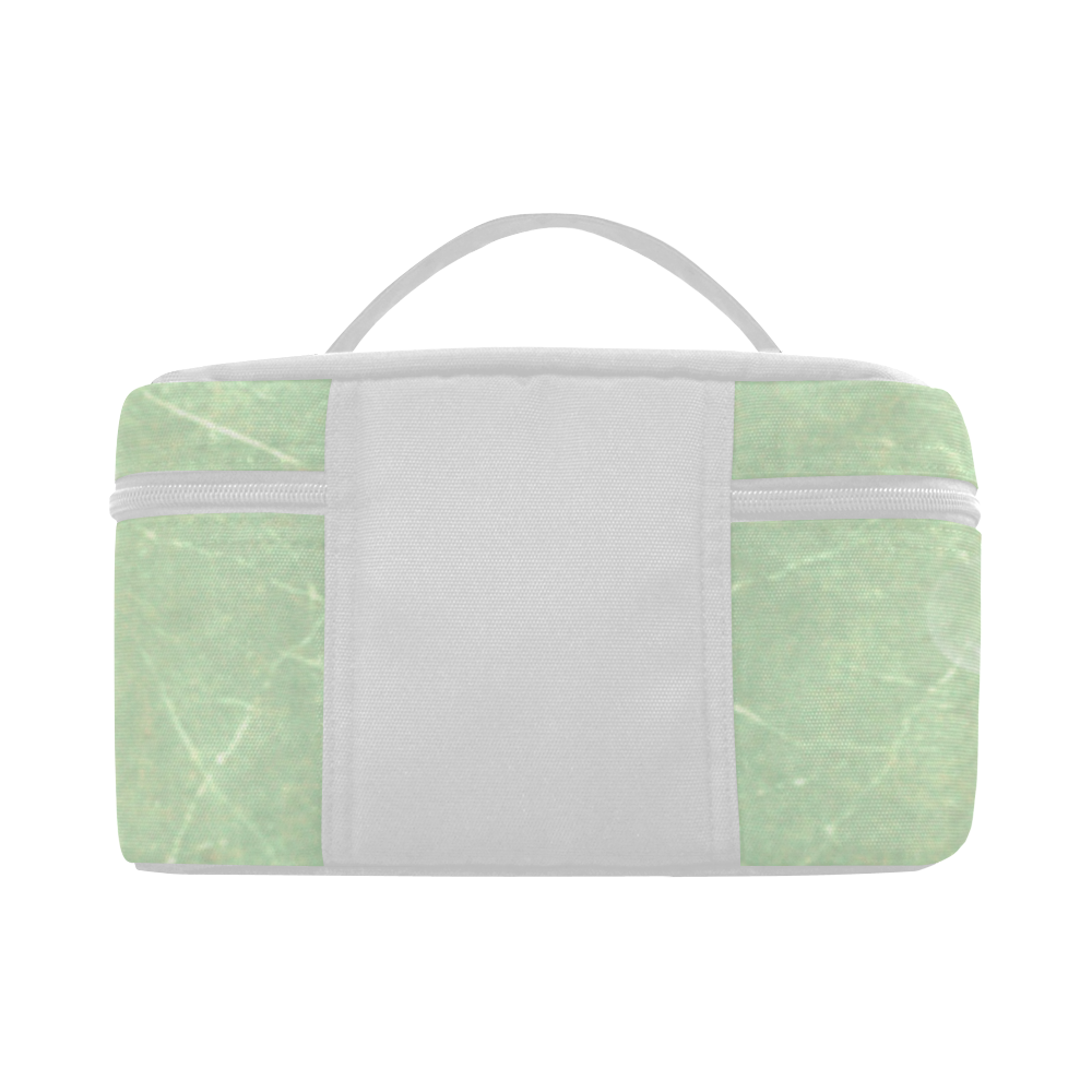 Flower power on soft green background Lunch Bag/Large (Model 1658)