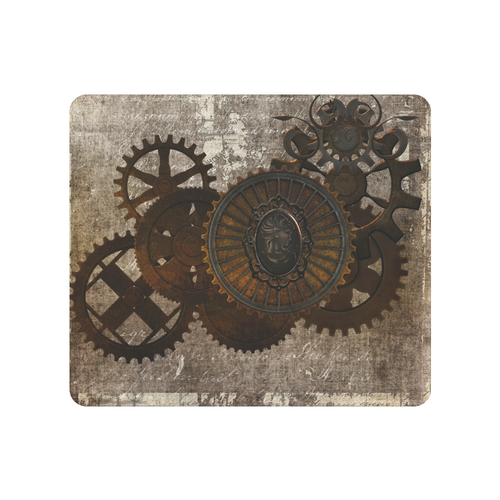 A rusty steampunk letter with gears Men's Clutch Purse （Model 1638）