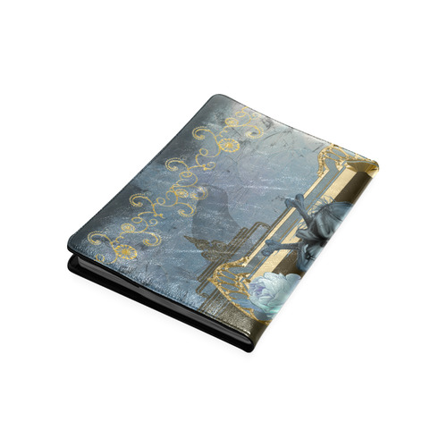 The blue skull with crow Custom NoteBook B5