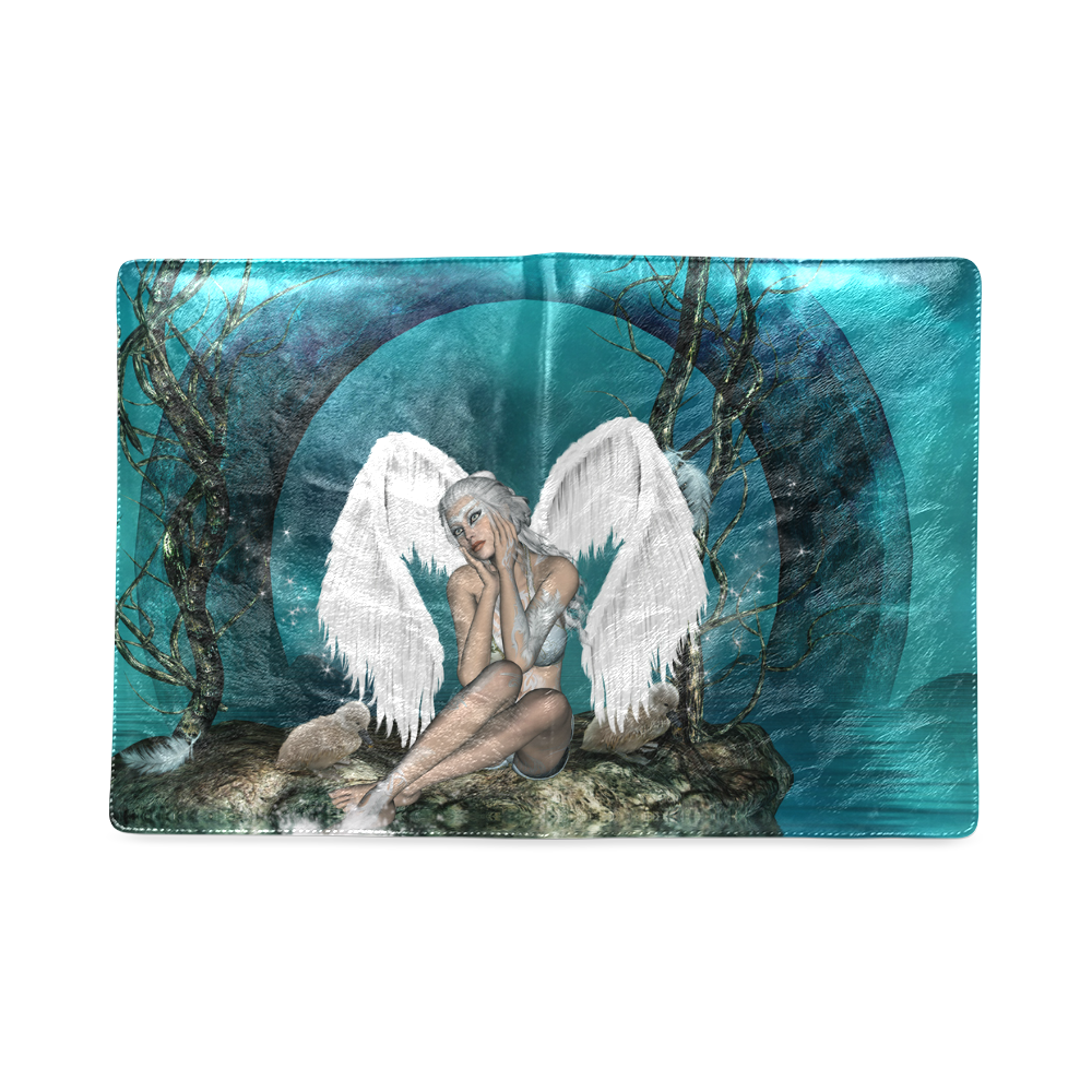 The beautiful white swan fairy Custom NoteBook B5