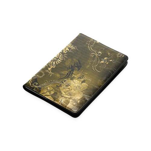 Wonderful chinese dragon in gold Custom NoteBook A5