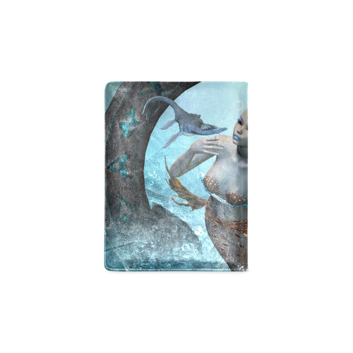 Beautiful mermaid with seadragon Custom NoteBook B5