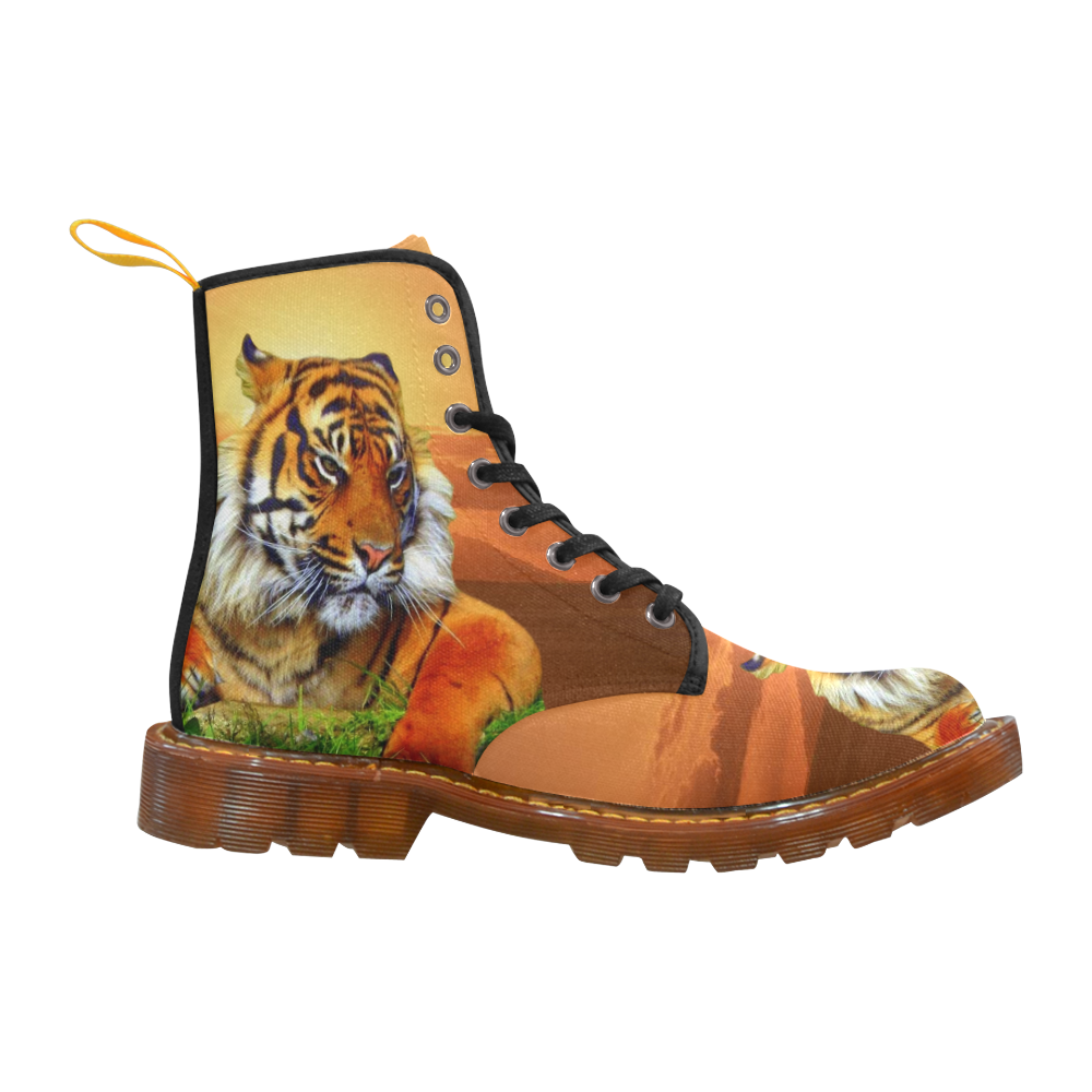 Sumatran Tiger Martin Boots For Men Model 1203H