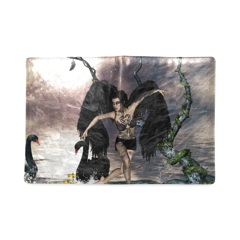 Wonderful dark swan fairy Custom NoteBook B5